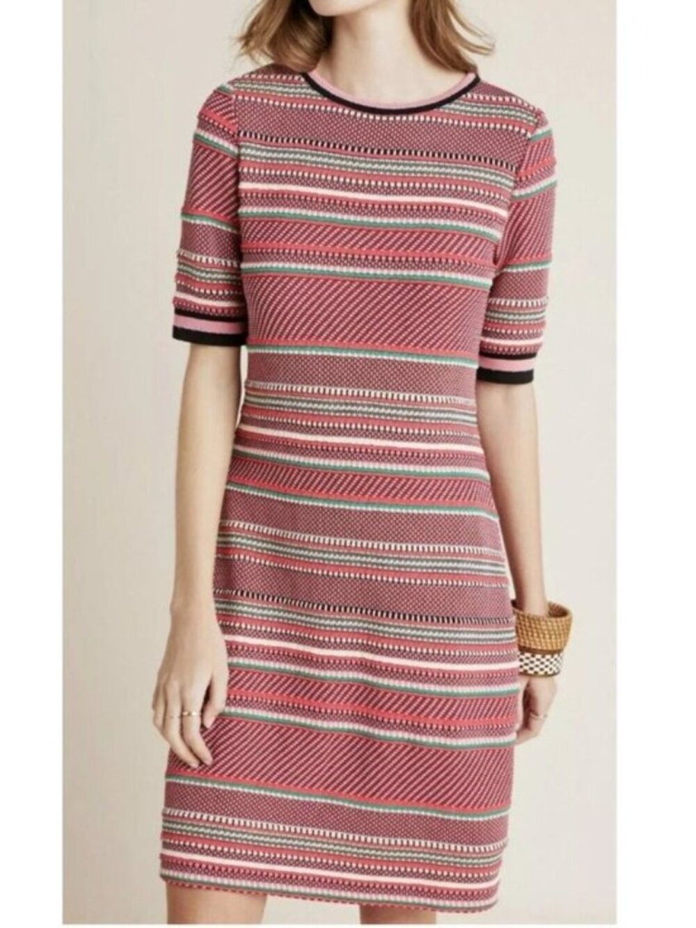 Anthropologie X Aldo Martins Alice Striped Knit Dress - Size S